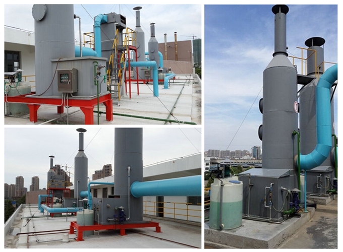 油漆廠車(chē)間異味凈化裝置解決方案